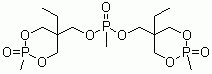 Bis[(5-ethyl-2-methyl-1,3,2-dioxaphosphorinan-5-yl)methyl] methyl phosphonate P,P-dioxide Structure,42595-45-9Structure