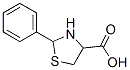 2-苯基-1,3-噻唑烷-4-羧酸结构式_42607-21-6结构式
