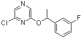 2-(1-(3-Fluorophenyl)ethoxy)-6-chloropyrazine Structure,426829-21-2Structure