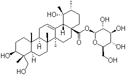 具栖冬青苷;长梗冬青苷结构式_42719-32-4结构式