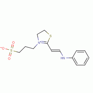 2-(2-苯胺乙烯基)-3-(3-硫丙基)-2-噻唑结构式_42825-73-0结构式