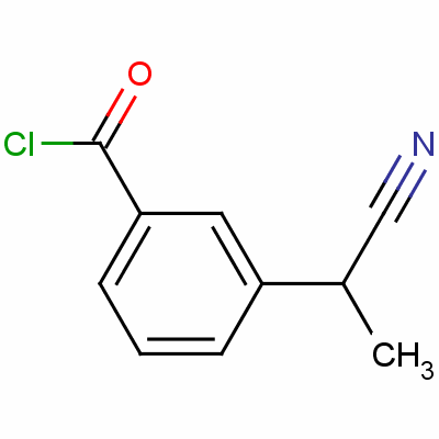 3-(1-Cyanoethyl)benzoyl chloride Structure,42872-29-7Structure