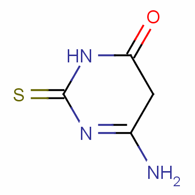 6-氨基-2,5-二氢-2-硫氧代-4(3H)-嘧啶酮结构式_42985-76-2结构式