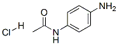 4-氨基乙酰苯胺盐酸盐结构式_43036-07-3结构式