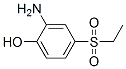 2-氨基-4-乙基磺酰基苯酚结构式_43115-40-8结构式