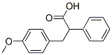 3-(4-Methoxy-phenyl)-2-phenyl-propionic acid Structure,4314-68-5Structure