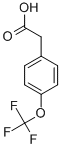 2-[4-(Trifluoromethoxy)phenyl]acetic acid Structure,4315-07-5Structure