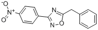 5-苄基-3-(4-硝基苯基)-1,2,4-噁二唑结构式_431908-57-5结构式