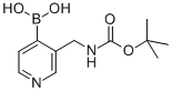 (3-([(Tert-丁氧基羰基)氨基]甲基)吡啶-4-基)硼酸结构式_433969-29-0结构式