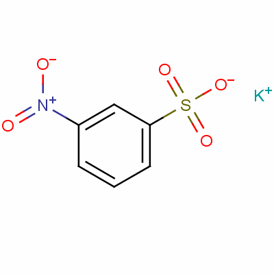 3-硝基苯磺酸钾结构式_4346-48-9结构式