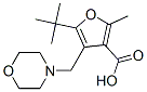 5-Tert-Butyl-2-methyl-4-morpholin-4-ylmethylfuran-3-carboxylic acid Structure,435342-04-4Structure