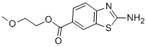 2-氨基-苯并噻唑-6-羧酸-2-甲氧基醚结构式_436088-66-3结构式