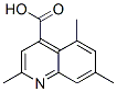 2,5,7-Trimethylquinoline-4-carboxylic acid Structure,436092-02-3Structure
