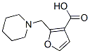 2-哌啶-1-甲基呋喃-3-羧酸结构式_436099-78-4结构式