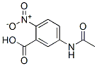 2-硝基-5-乙酰氨基苯甲酸结构式_4368-83-6结构式