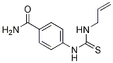1-烯丙基-3-(4-氨基甲酰苯基)硫脲结构式_437750-61-3结构式