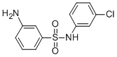 3-氨基-n-(3-氯苯基)苯磺酰胺结构式_438017-93-7结构式