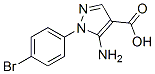 5-Amino-1-(4-bromophenyl)-1H-pyrazole-4-carboxylic acid Structure,438243-87-9Structure