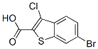 6-Bromo-3-chlorobenzo[b]thiophene-2-carboxylic acid Structure,438613-29-7Structure