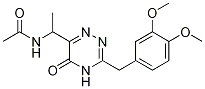 N-(1-(3-(3,4-dimethoxybenzyl)-5-oxo-4,5-dihydro-1,2,4-triazin-6-yl)ethyl)acetamide Structure,439084-06-7Structure