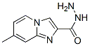 (9ci)-7-甲基-咪唑并[1,2-a]吡啶-2-羧酸结构式_439111-38-3结构式