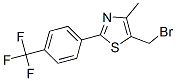 5-(Bromomethyl)-4-methyl-2-[4-(trifluoromethyl)phenyl]-1,3-thiazole Structure,439134-78-8Structure