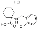 1-(2-Chloro-benzylamino)-cyclohexanecarboxylic acid 1hcl salt Structure,440647-97-2Structure