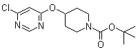 4-(6-氯-嘧啶-4-基氧基)-哌啶-1-羧酸叔丁酯结构式_442199-19-1结构式