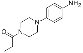1-[4-(4-氨基苯基)-1-哌嗪]-1-丙烷酮结构式_442549-70-4结构式