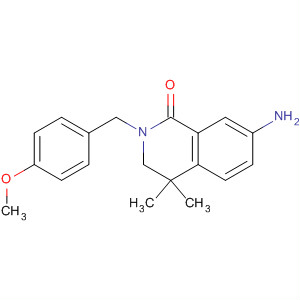 7-Amino-2-(4-methoxy-benzyl)-4,4-dimethyl-3,4-dihydro-2h-isoquinolin-1-one Structure,442846-61-9Structure
