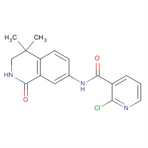 2-Chloro-n-(4,4-dimethyl-1-oxo-1,2,3,4-tetrahydro-isoquinolin-7-yl)-nicotinamide Structure,442846-81-3Structure