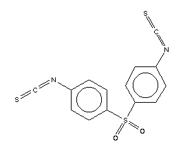 双(4-异硫氰酸苯基)砜结构式_4430-49-3结构式