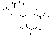 金精三羧酸结构式_4431-00-9结构式