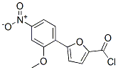 5-(2-甲氧基-4-硝基苯)-2-糠酰氯结构式_443123-41-9结构式