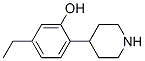 (9CI)-5-乙基-2-(4-哌啶基)-苯酚结构式_443143-59-7结构式