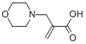 2-(吗啉甲基)丙烯酸结构式_4432-44-4结构式