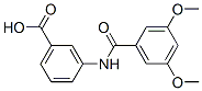 3-[(3,5-二甲氧苄基)氨基]-苯甲酸结构式_444080-03-9结构式