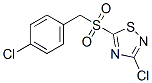 3-Chloro-5-(4-chlorobenzyl sulphonyl)1,2,4-thiadiazole Structure,444791-19-9Structure