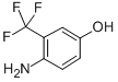 2-氨基-5-羟基三氟甲苯结构式_445-04-5结构式