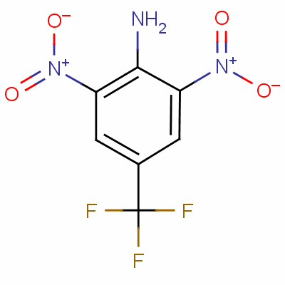 4-氨基-3,5-二硝基三氟甲苯结构式_445-66-9结构式