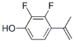 2,3-二氟-4-(1-甲基乙烯)-苯酚结构式_445004-25-1结构式