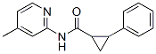 (9ci)-n-(4-甲基-2-吡啶)-2-苯基-环丙烷羧酰胺结构式_445249-84-3结构式