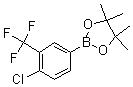 4-Chloro-3-trifluoromethylphenylboronic acid, pinacol ester Structure,445303-09-3Structure