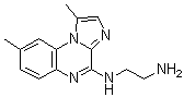N1-​(1,​8-​二甲基咪唑并[1,​2-​a]​喹噁啉-​4-​基)​-1,​2-​乙二胺结构式_445430-58-0结构式