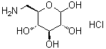 6-氨基-6-脱氧-D-吡喃葡萄糖盐酸盐结构式_4460-60-0结构式