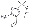 2-氨基-4,4,6,6-四甲基-4,6-二氢噻吩并[2,3-c]呋喃-3-甲腈结构式_447412-24-0结构式