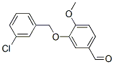 3-[(3-Chlorophenyl)methoxy]-4-methoxybenzaldehyde Structure,447428-98-0Structure