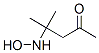 (9ci)-4-(羟基氨基)-4-甲基-2-戊酮结构式_44824-58-0结构式