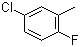 5-Chloro-2-fluorotoluene Structure,452-66-4Structure