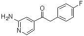 1-(2-氨基吡啶-4-基)-2-(4-氟苯基)-乙酮结构式_452056-80-3结构式